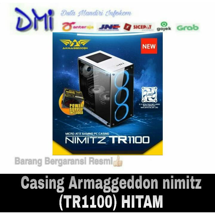 Casing Armaggeddon Nimitz TR1100 HITAM