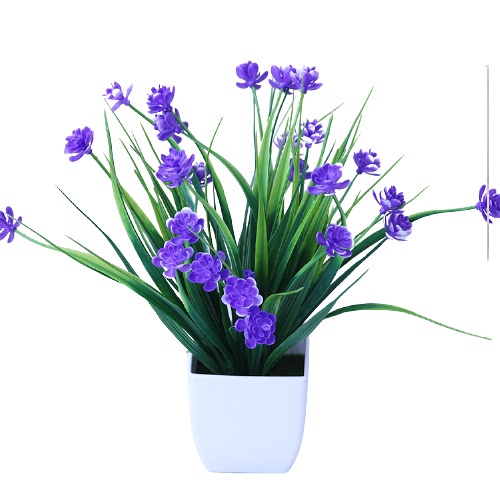 Retaily PT51 Pot Tanaman Hias Bunga Hias Plastik Ornamen Pot Bongsai Artificial Flower Decoration