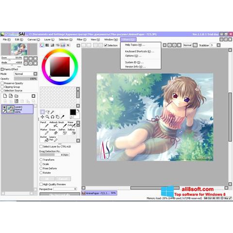 Full Version Paint Tool Sai 2 Lifetime Software Garansi Aktivasi Shopee Indonesia