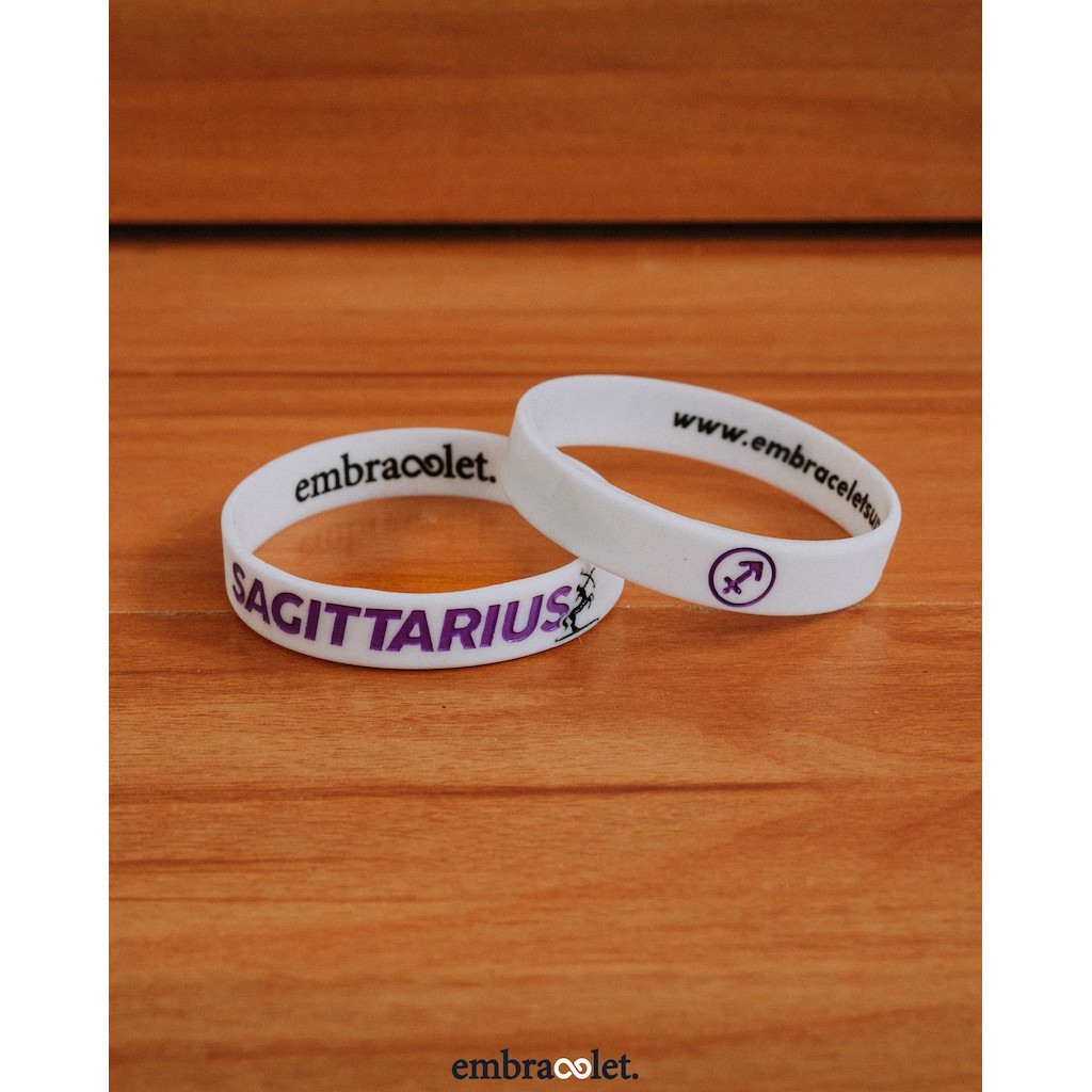 SAGITTARIUS - Gelang Karet Silicone | Gelang Fashion | Wristband | Bracelet