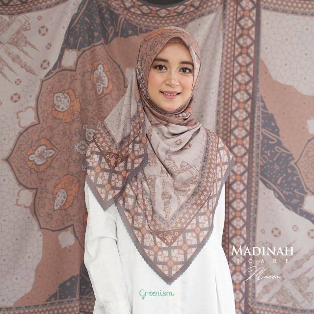 Jilbab Voal - Scarf Madinah - Hijab by Greenism - Jilbab Segiempat