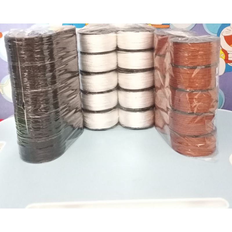 

benang nilon 30m per pak isi 10 rol