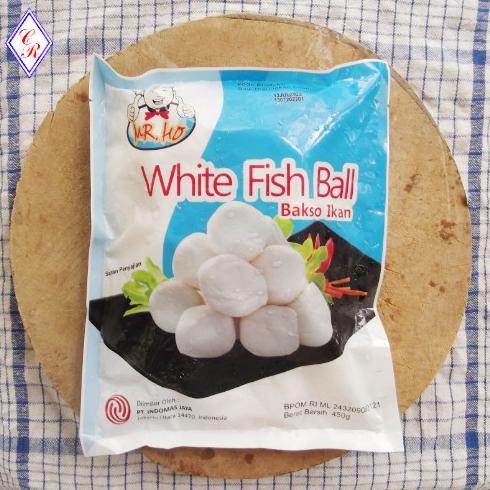 

MAKANAN BEKU / WHITE FISH BALL MR HO 450GR BAKSO IKAN NON COD