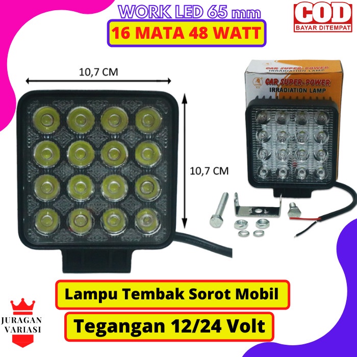 Lampu Variasi Led Sorot Tembak Kabut Motor Mobil Truk Truck Hino Fuso Canter Mitsubishi Offroad Tour