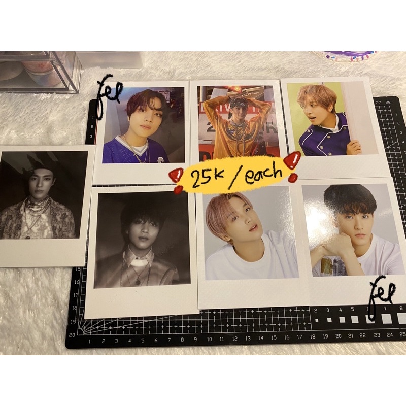 polaroid pola photopack pp sg22 nct 127 dream event synnara beatbox haechan mark jeno hello future