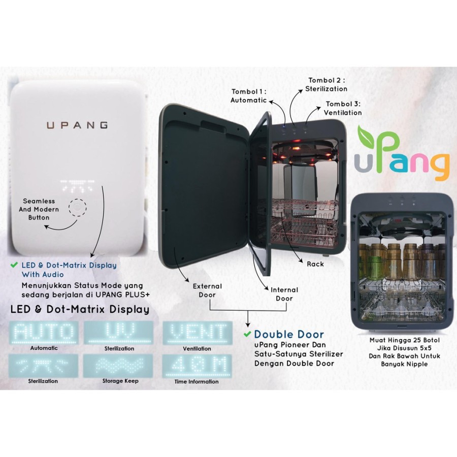 Upang Plus+ 9th Gen LED UVC Sterilizer Waterless