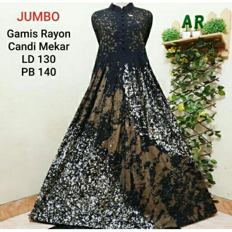 Gamis twill rayon candi mekar