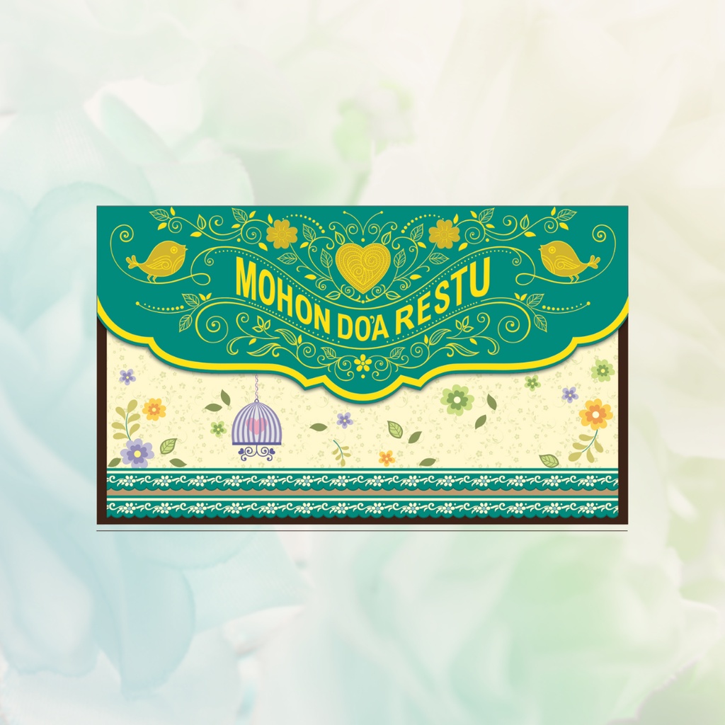 Blangko Undangan Kosong Pernikahan Erba  BLANKO UNDANGAN  MURAH Simple 88188