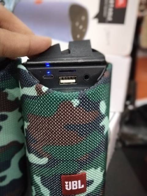 Termurah MEDAN Bluetooth Speaker EXtreme JBL Army Bass 5.0 USB Microsd aux karaoke Soundcard V8 Hanaiso