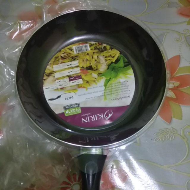 Kirin Sasando Frypan 24cm Anti Lengket Classic 1.9mm - Hijau