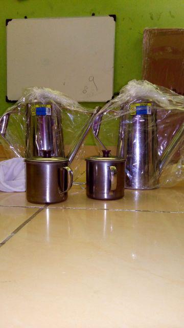 Teko Thai Tea / Promo Set Teko Thai Tea / Teko Thai Tea 24cm + Mug 9cm + Saringan 26cm
