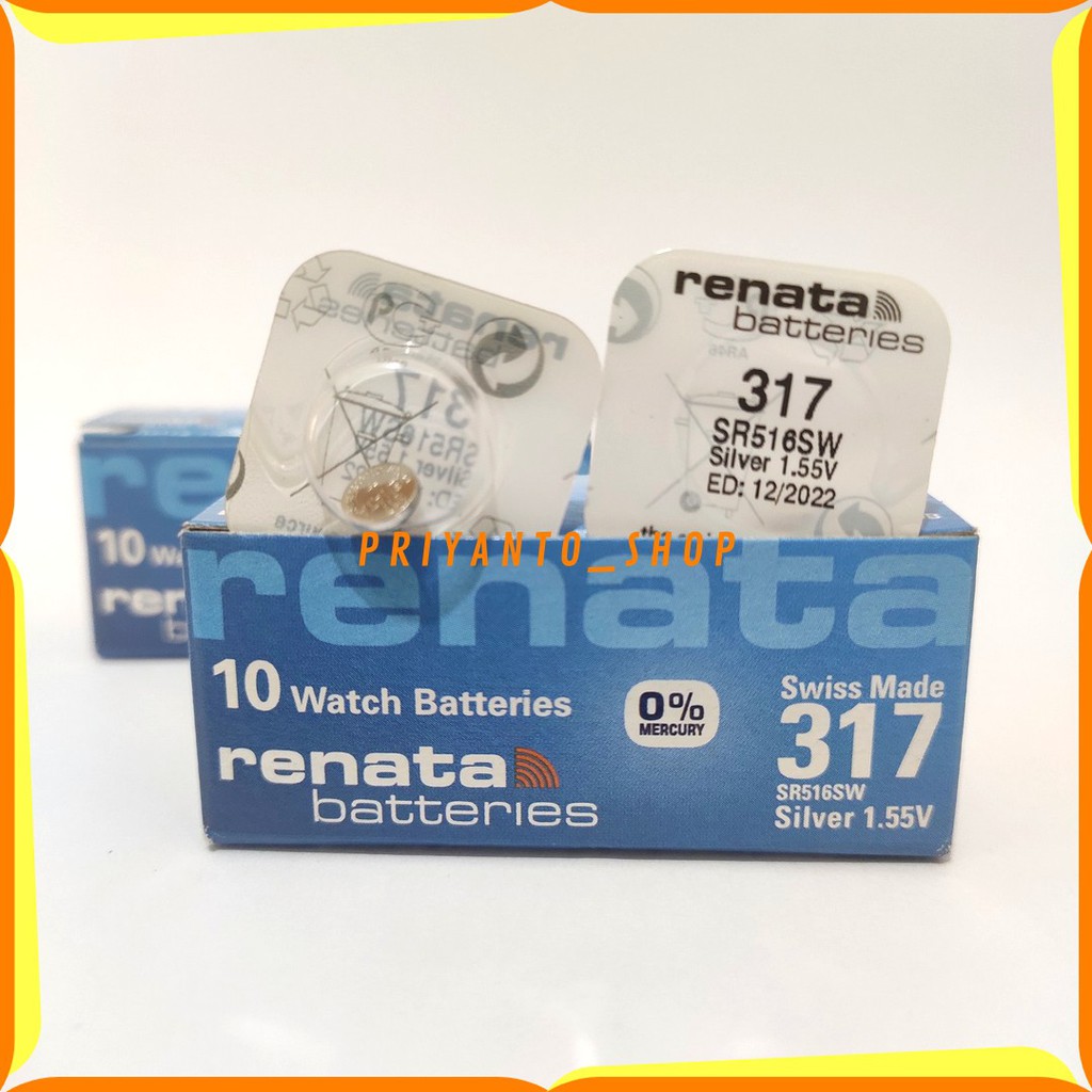 BATTERY BATERA BATRE RENATA SR516SW SR516 SR 516 SW 317 ORIGINAL