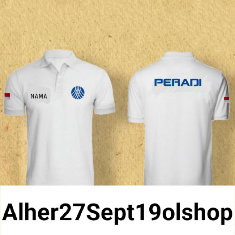 KAOS Peradi baju Peradi seragam Peradi kaos katun Peradi kaos polo Peradi kaos kerah Peradi polo shi