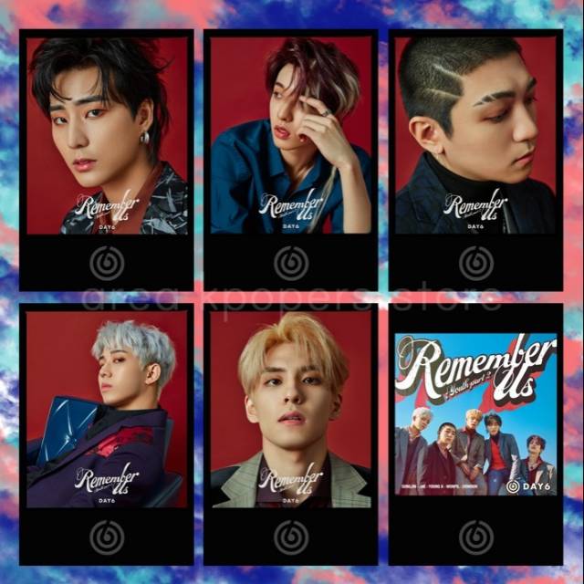 Ready JKT polaroid foto day6 day 6 Jae Sungjin Young K Wonpil Dowoon