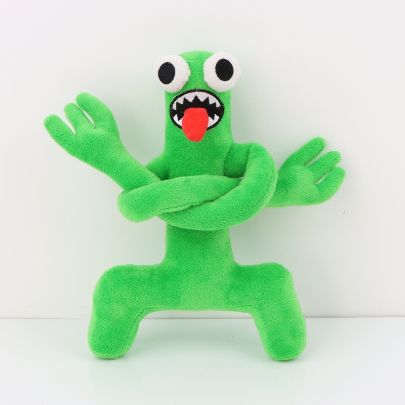 Mainan Boneka Stuffed Plush Monster Green Rainbow Ukuran 30cm