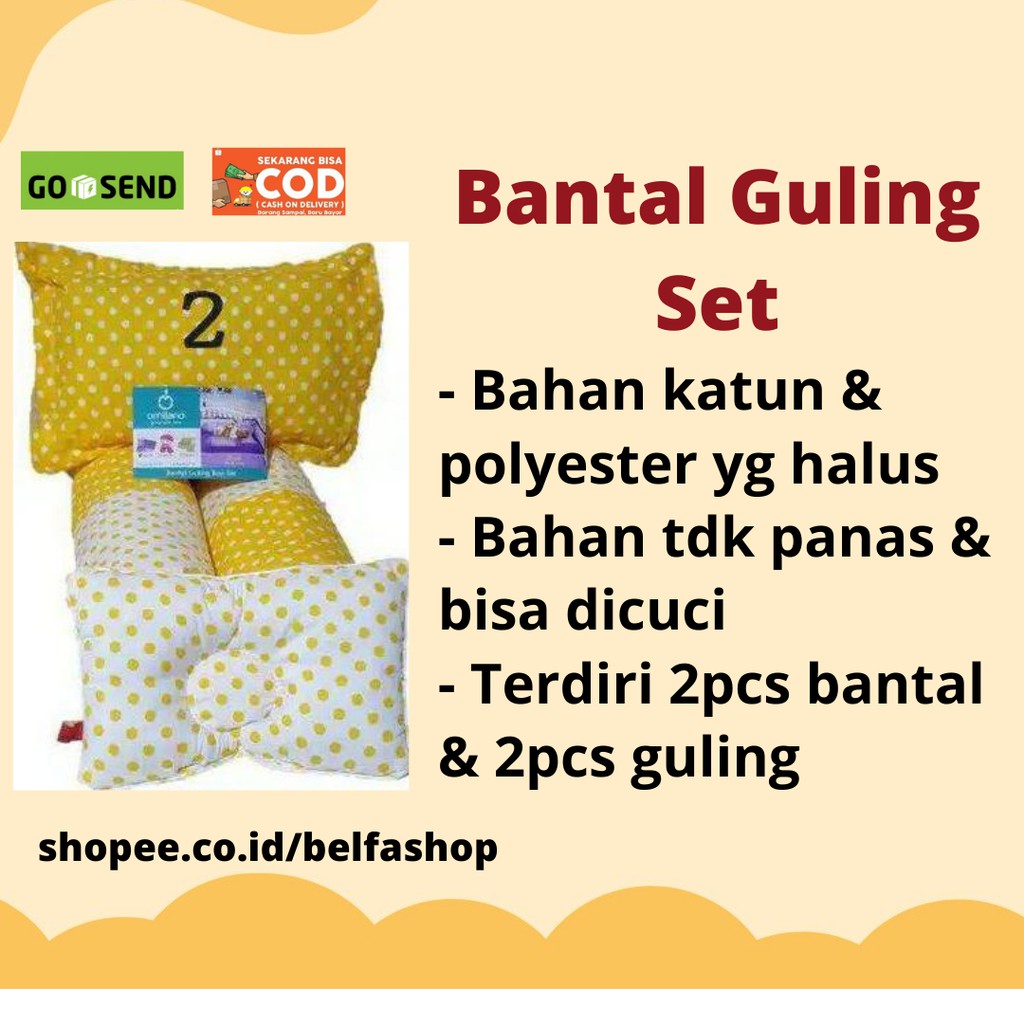 Bantal Guling Bayi Set Omiland