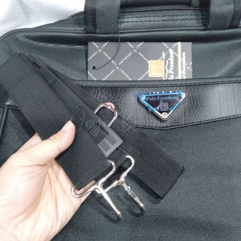 Tas Kantor Polo Team Freedom 16 Inch Selempang Kerja Jinjing Pria Expand Bawah