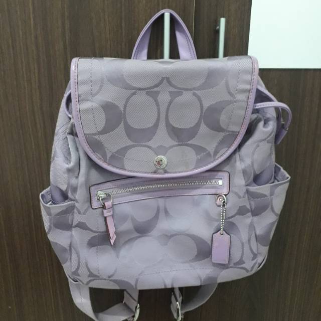 ♥️SOLD♥️ FAST SALE Preloved Coach Backpack Canvas Original
