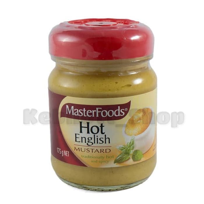 

Masterfoods Hot English Mustard Traditionally hot & Spicy 175gr