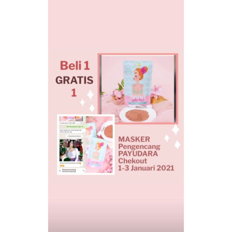 [PROMO BUY 1 GET I ] BREAST HERB MASK BY JENGR