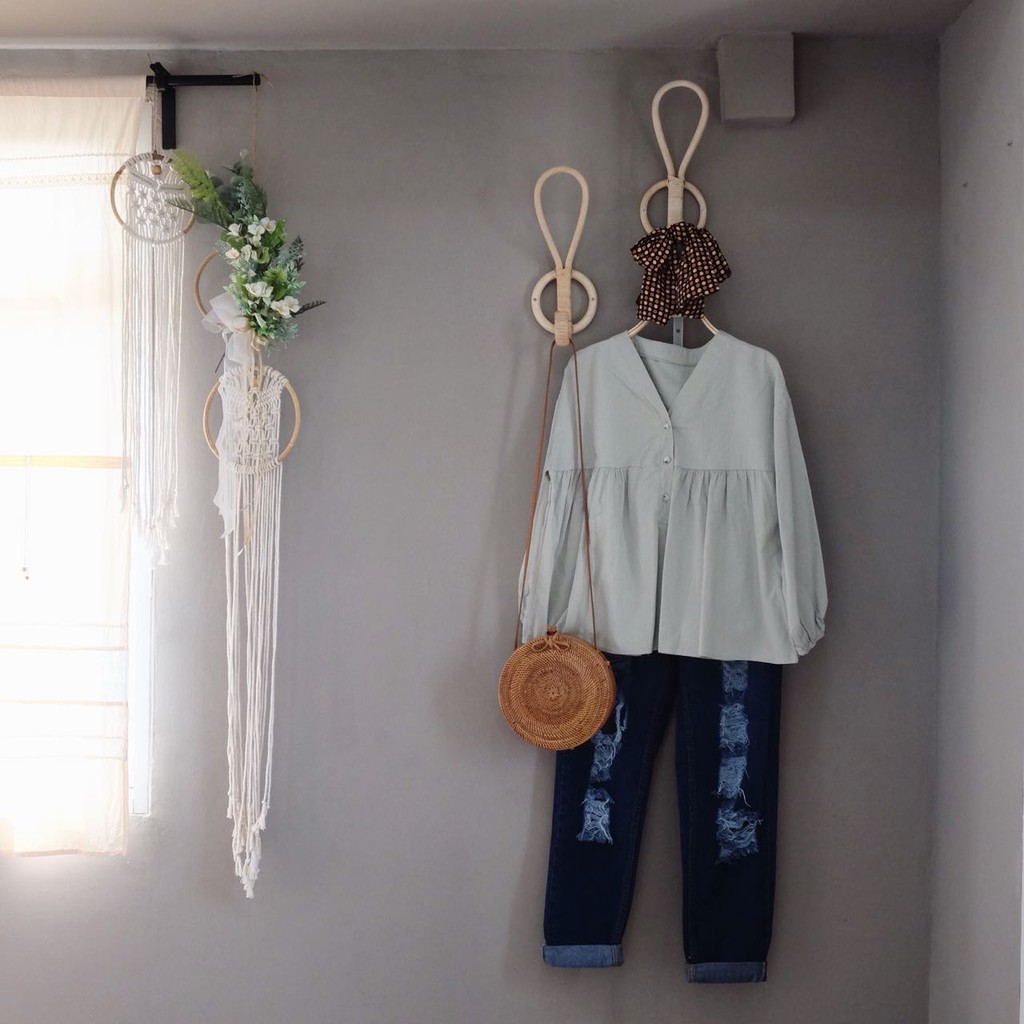 [Premium] Blouse / Atasan Kerja Korea Style Fashion (Baby Doll Blouse)