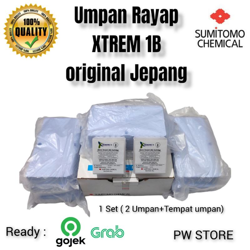 { 1 SET } Umpan Anti Rayap XTERM 1B Original Jepang Basmi Rayap Terbaik