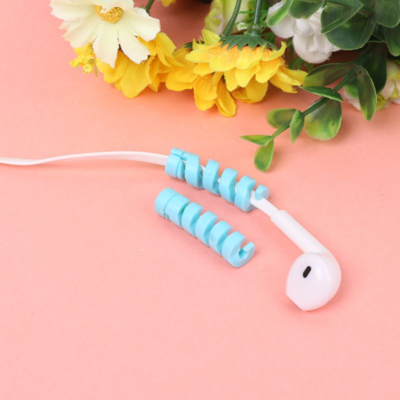 Vivi 2pcs Pelindung Kabel charger usb Bentuk spiral sl