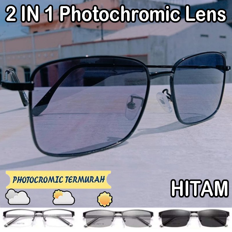 NEW Kacamata Photocromic Wanita Pria Berubah Warna Frame Optik Vintage Fashion Import Korean PREMIUM  Warna warni Kacamata Fashion Wanita Kacamata Gaya Dewasa dan Remaja Kacamata Fotokromik Sunglasses Kacamata Termurah