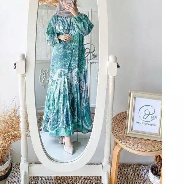 ۝ ⭐Raffa⭐ {} √ gamis jumputan katun tie dye / gamis jumputan terbaru / gamis jumputan ❈