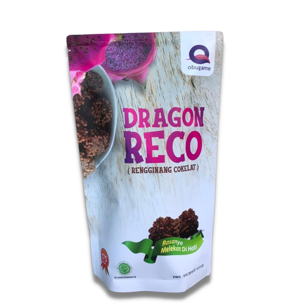 

Obugame, DRAGON RECO (Rengginang Coklat) 175 gram