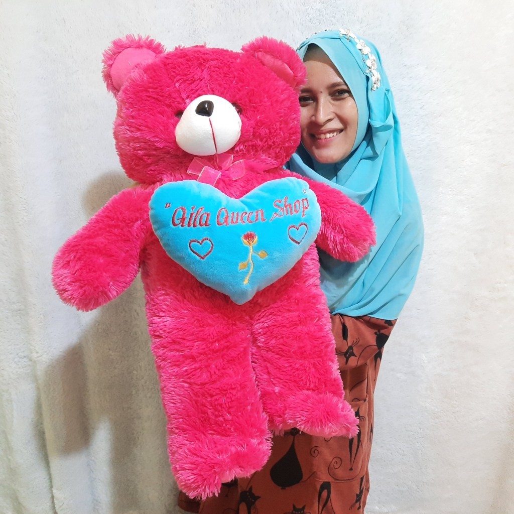 BONEKA Teddy bear XL 70CM gratis Ukir nama atau photo