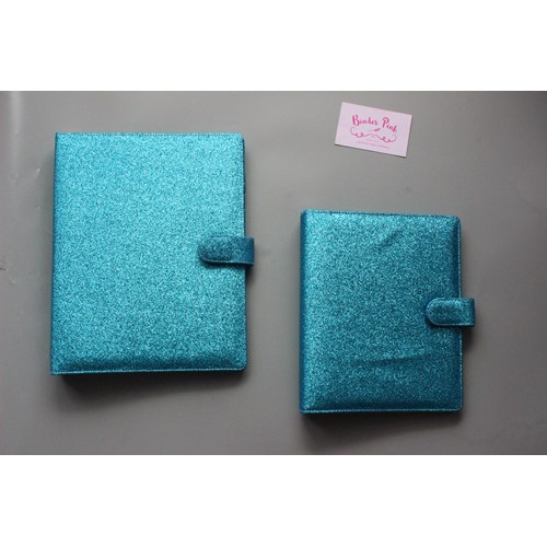 

Binder Glitter Aqua 20ring/A5 & 26ring/B5 by binderpinkshop