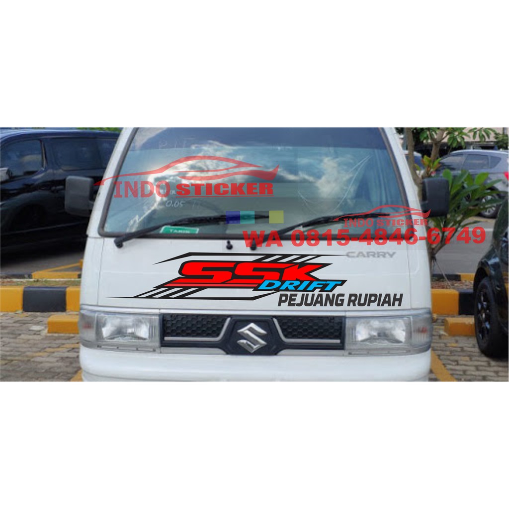 STIKER MOBIL PICKUP L300 CUTTING STIKER KAP MOBIL PICK UP SUZUKI