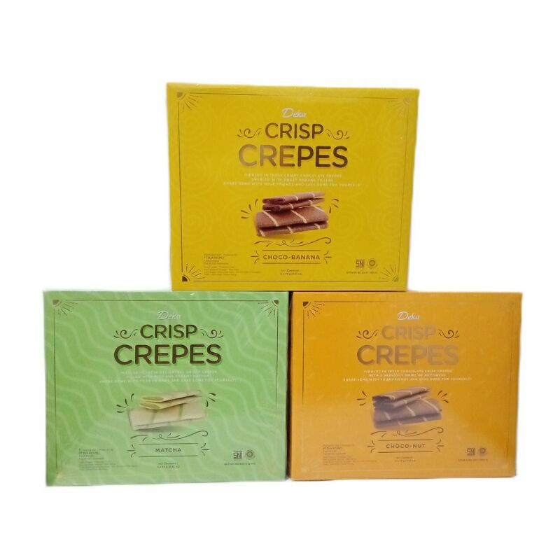 

DEKA CRISP CREPES WAFER / WAFER DEKA / CREPES ROLL / HAMPERS LEBARAN / SNACK PARCEL LEBARAN