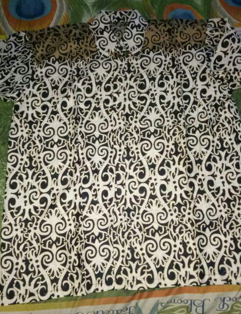 Tunik Batik Couple Blus Hem Asmat