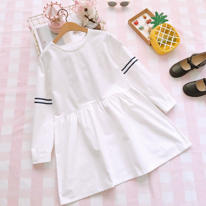 MR-61 sailor seifuku dress uniform seragam sekolah putih navy summer baju import jepang korea