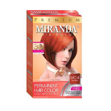 MIRANDA MC-4 ORANGE hair color pewarna cat rambut natural