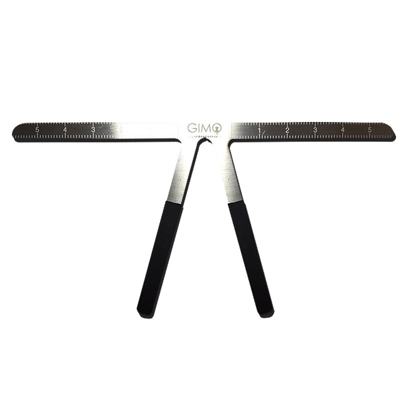 Penggaris Alis Eyebrow OMHRD6XX Ruler Measure Shaping Tool