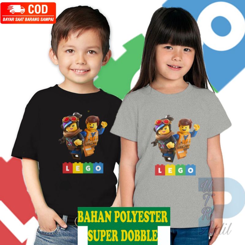 kaos Anak Baju Anak/Kaos Sablon/Lego/Kaos distro Kaos Anak laki laki Kaos Anak Perempuan