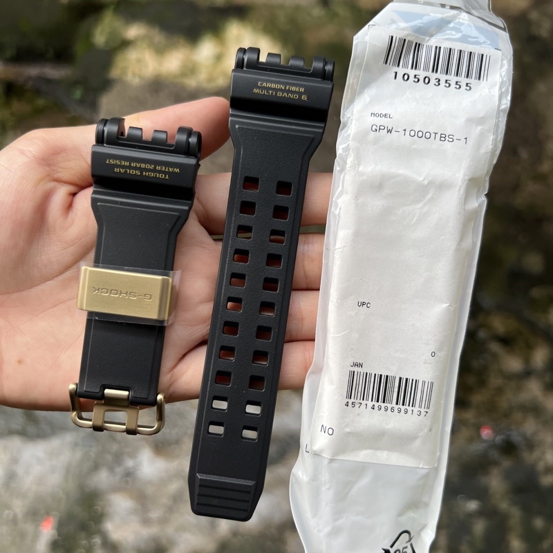 Tali strap casio g-shock original GPW-1000TBS 1 band GPW 1000TBS