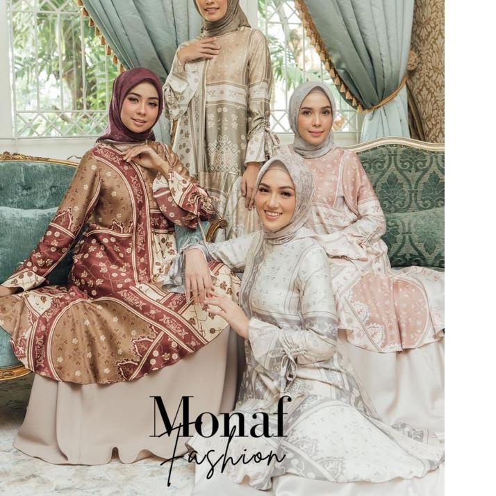 ㊔ Gamis Maxmara Dior Silk Original Gamis Maxmara Luxury Premium Original by Monaf Store BIG SALES 39