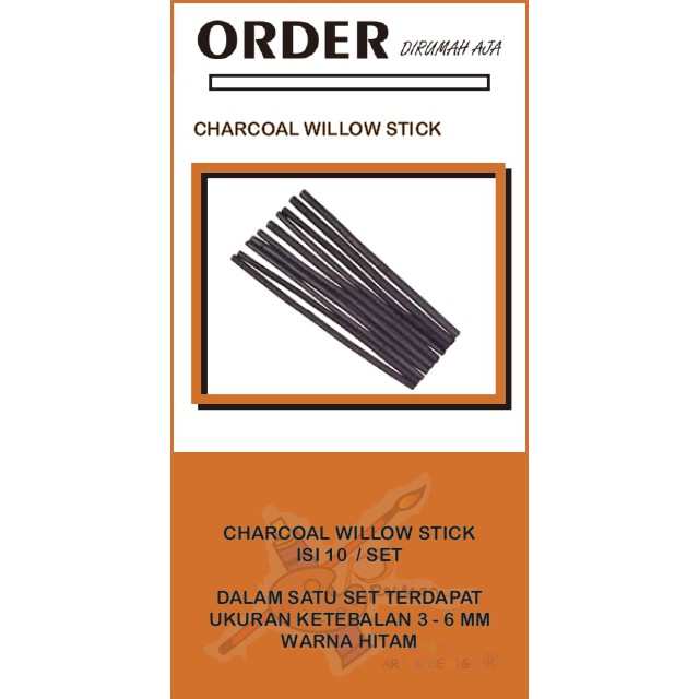 

Xpression Charcoal Stick (10pcs) (Khusus Sketch)