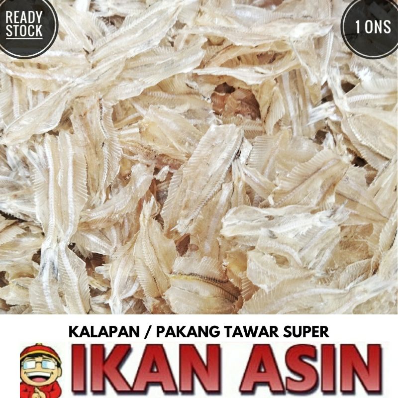 

Ikan Asin PAKANG / PAKKANG / KALAPAN 100 gr cap TOKE BAGAN SIAPI API