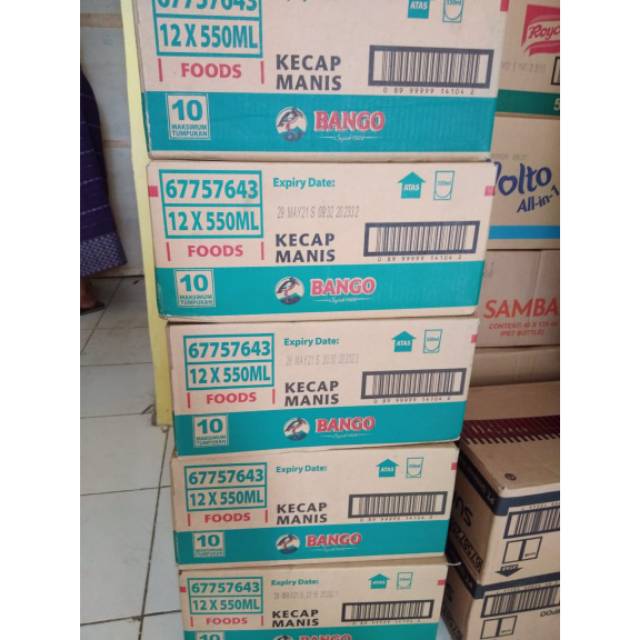 

Bango Kecap Manis 550 ml 1 Dus