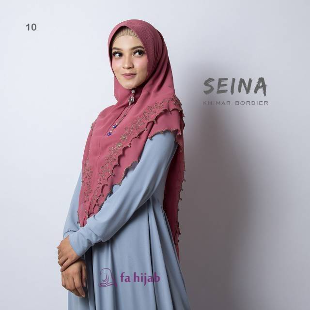 Khimar seina by fa hijab/ khimar seina putih by fa hijab