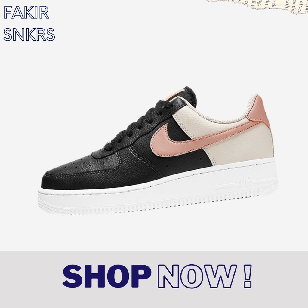 AIR FORCE 1 CREAM WHITE BLACK PINK