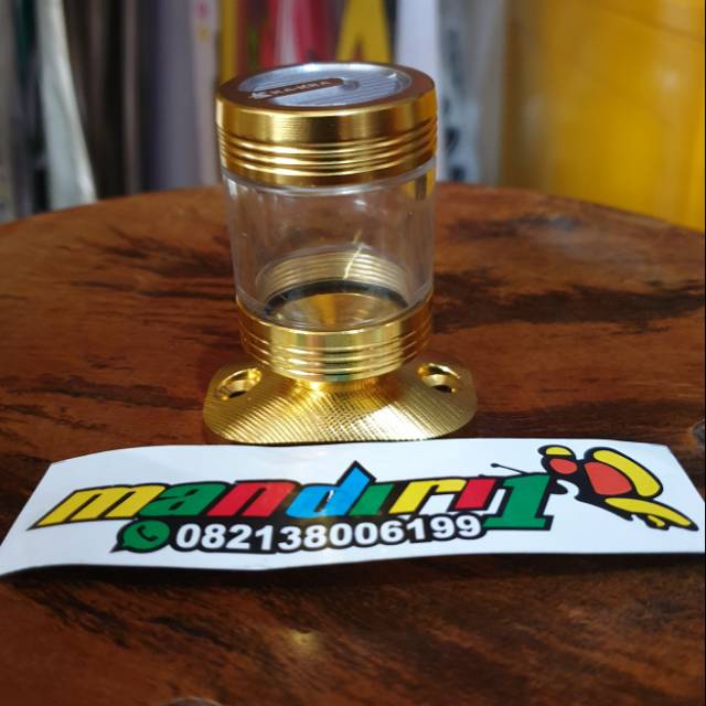 Tutup oli rem /BRAKE OIL COVER GOLD variasi yamaha ka-kra