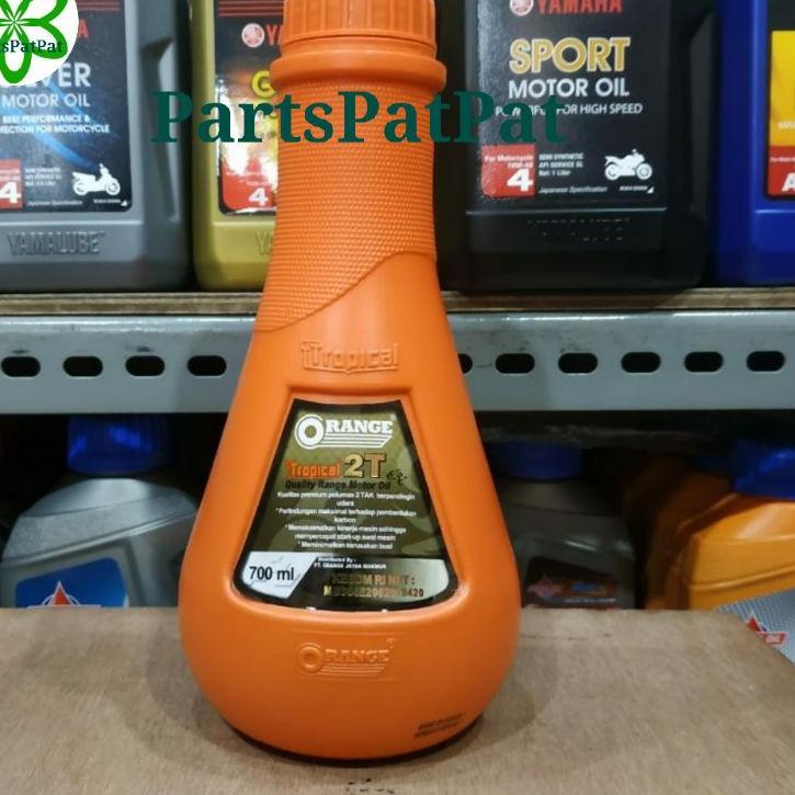 [KODE EBKFD] OLI OIL SAMPING 2 TAK QRANGE ORANGE 2T TROPICAL 700ML 07LT ASLI ORIGINAL