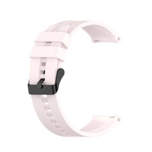 STRAP SILIKON 22mm SMARTWATCH HUAWEI GT2 46mm GT ACTIVE HONOR MAGIC BAND SAMSUNG MOTIF GARIS-BABY PINK