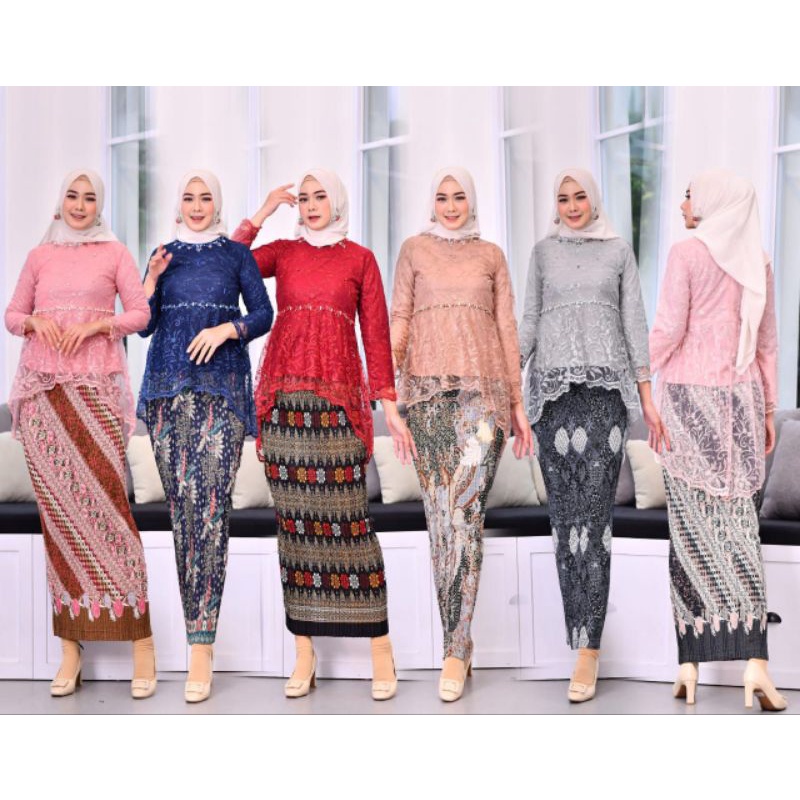 ATASAN YASMINE/ATASAN KEBAYA/KEBAYA ONE SET/ KEBAYA TUNANGAN/ KEBAYA WISUDA/ KEBAYA KONDANGAN/KEBAYA